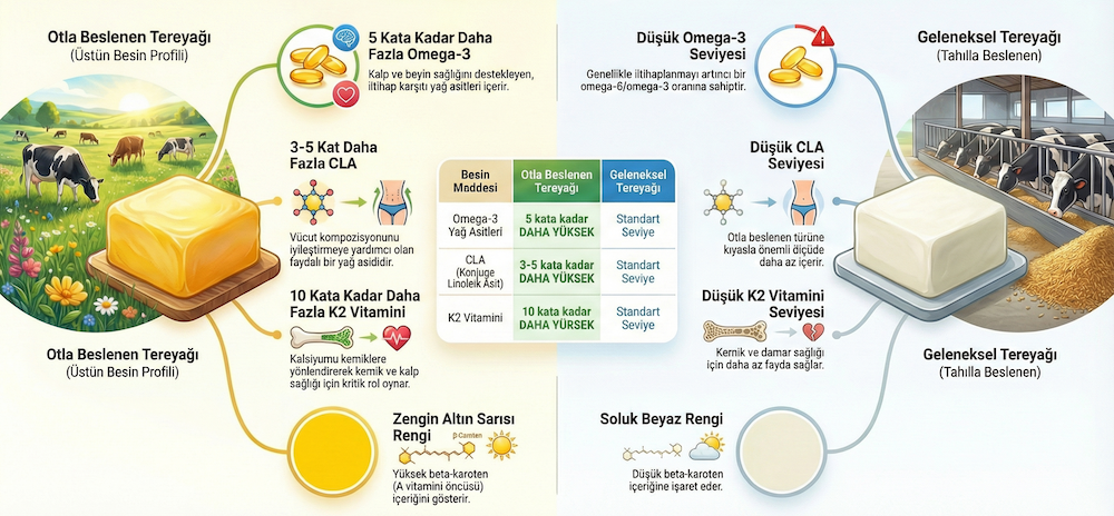 grass fed butter benefits infographic