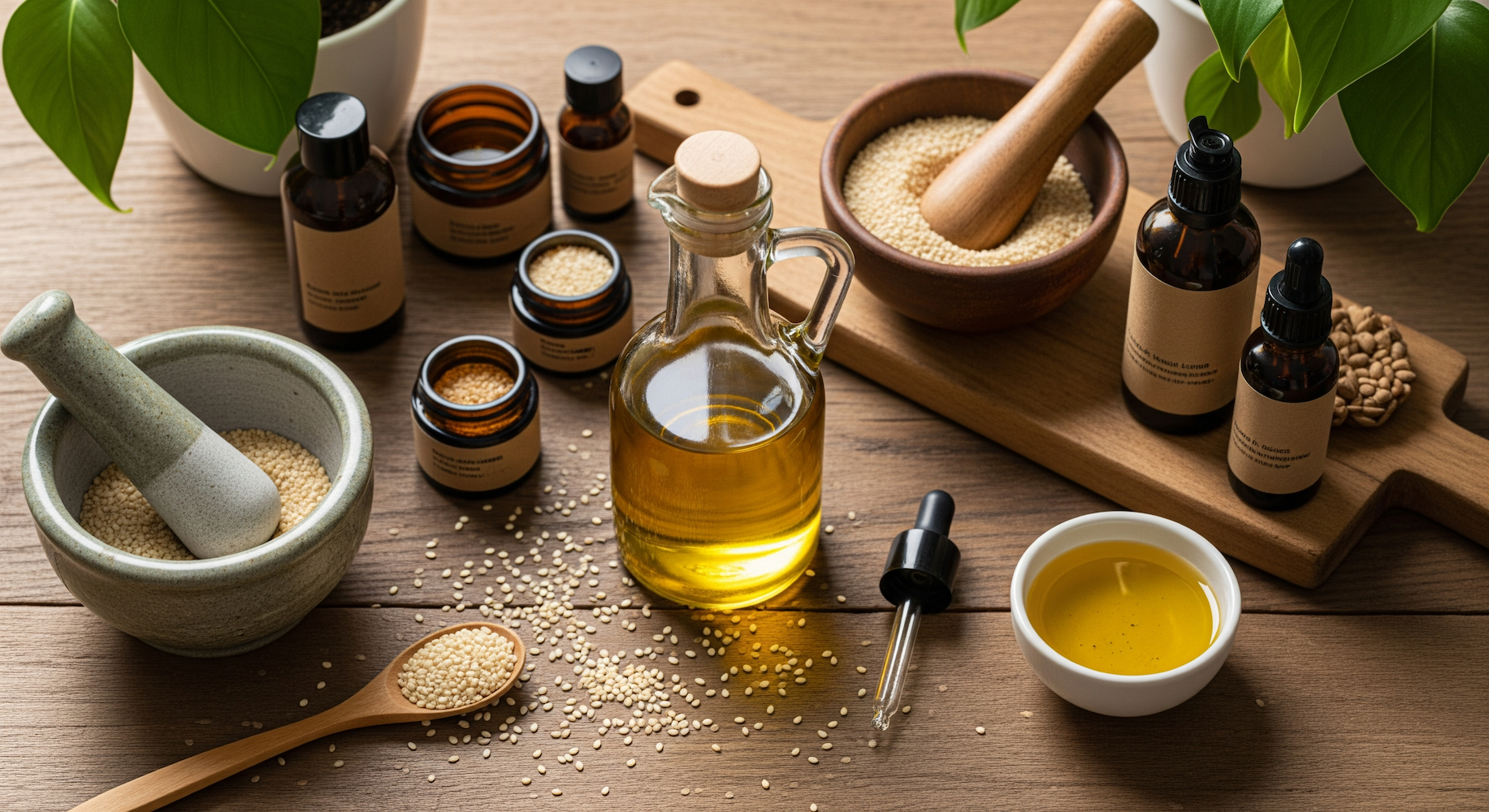 7 Proven Sesame Oil Benefits (Heart Health & Skin Care)