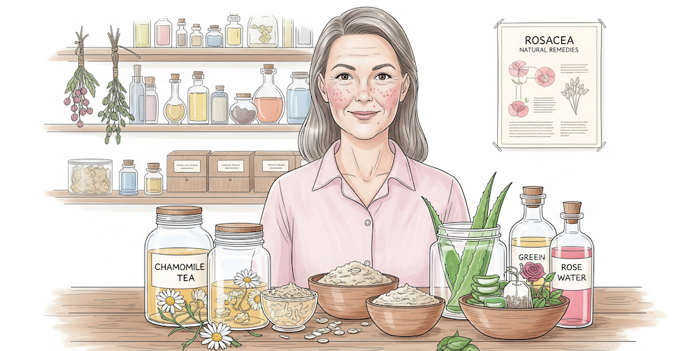 Rosacea Natural Remedies: Anti-Inflammatory Diet, Gut Health & Triggers