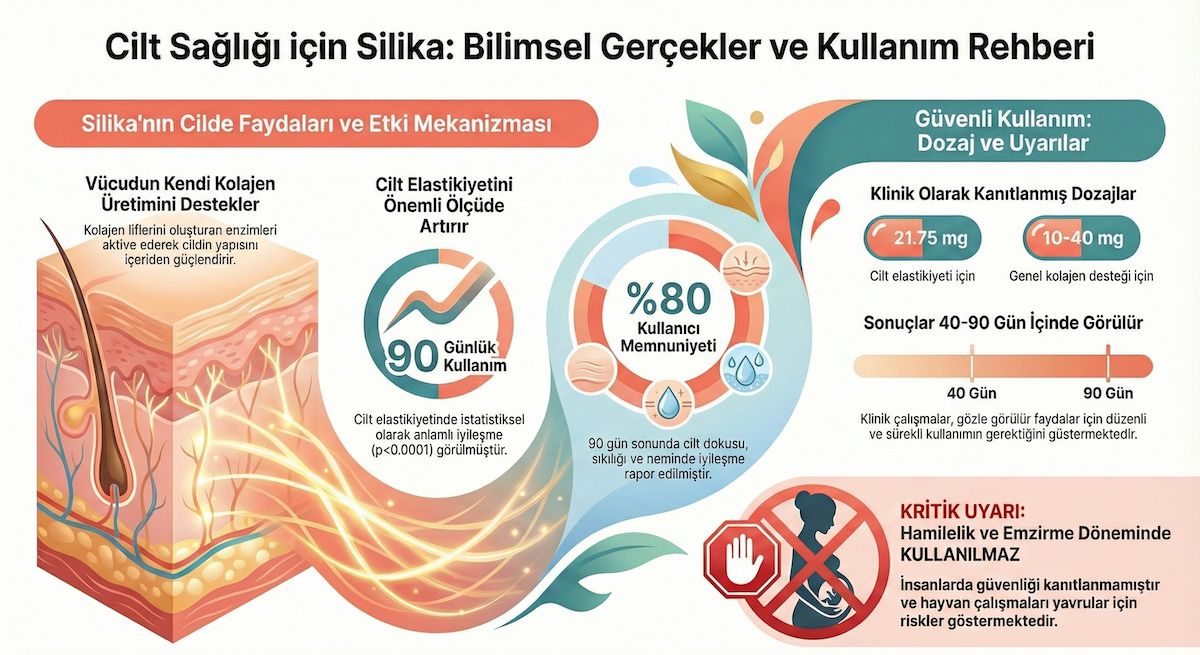 Silica Cilde Faydaları İnfografik