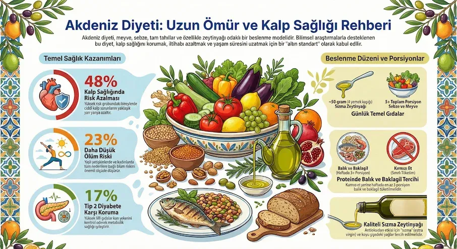 akdeniz diyeti faydalari infografik