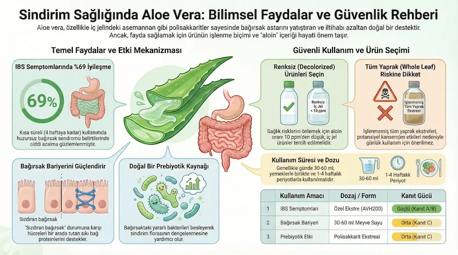 aloe vera faydalari infografik