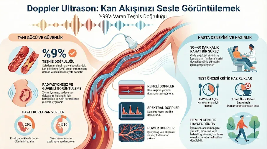 doppler ultrasonu infografik