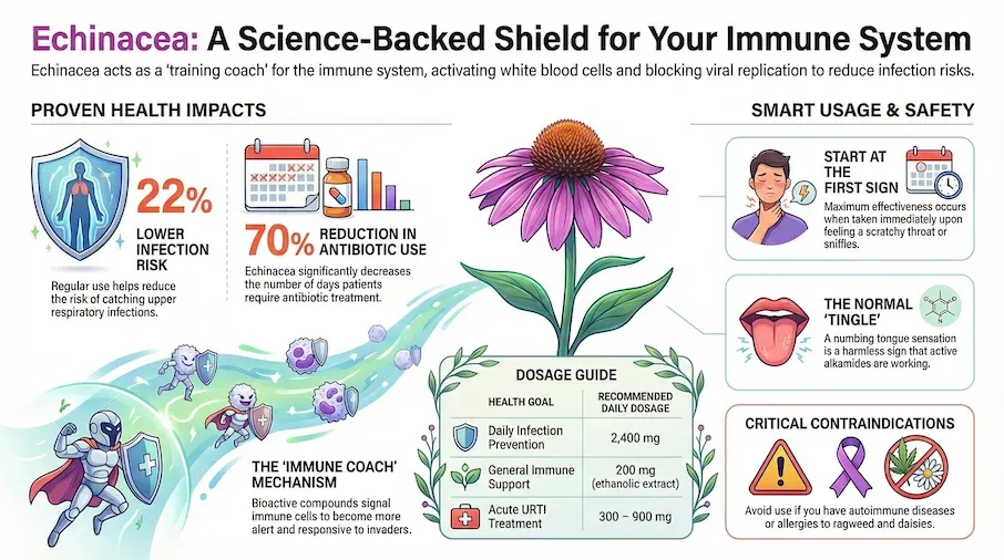 echinacea infographic