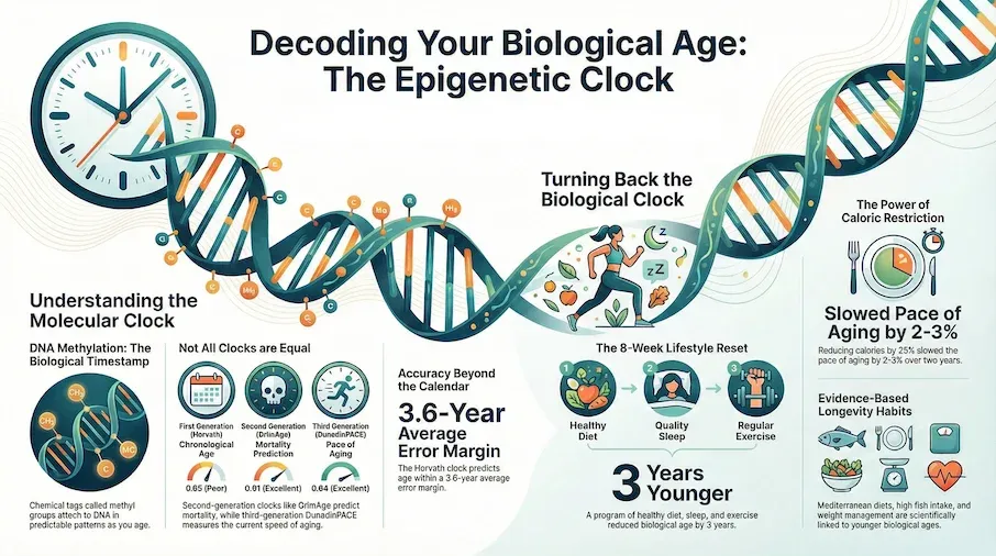 epigenetic clock infographic