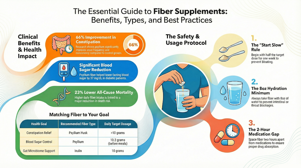 Fiber Supplements Infographic
