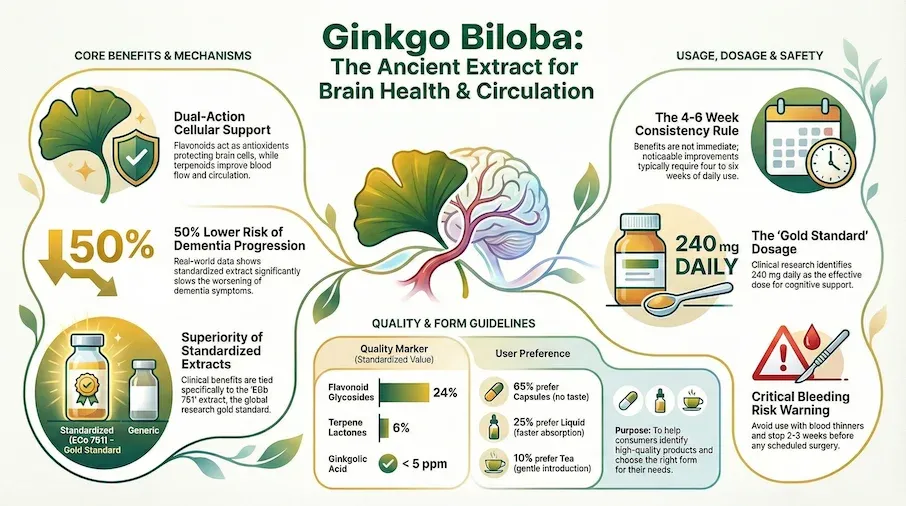 ginkgo biloba infographic