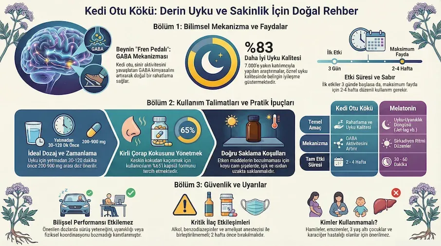 kedi otu koku infografik