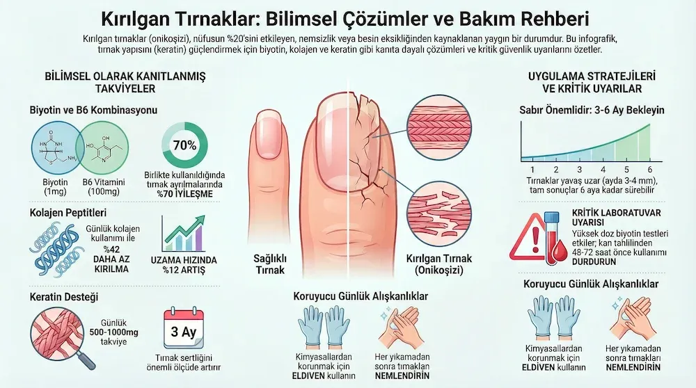 Kırılgan Tırnaklar İnfografik