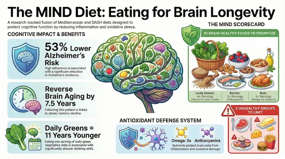 mind diet infographic