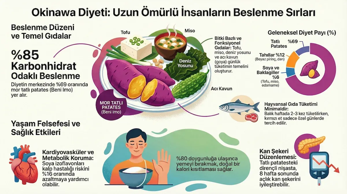 Okinawa Diyeti İnfografik