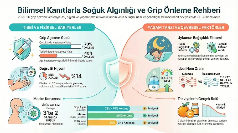 soguk alginligi ve grip onleme infografik