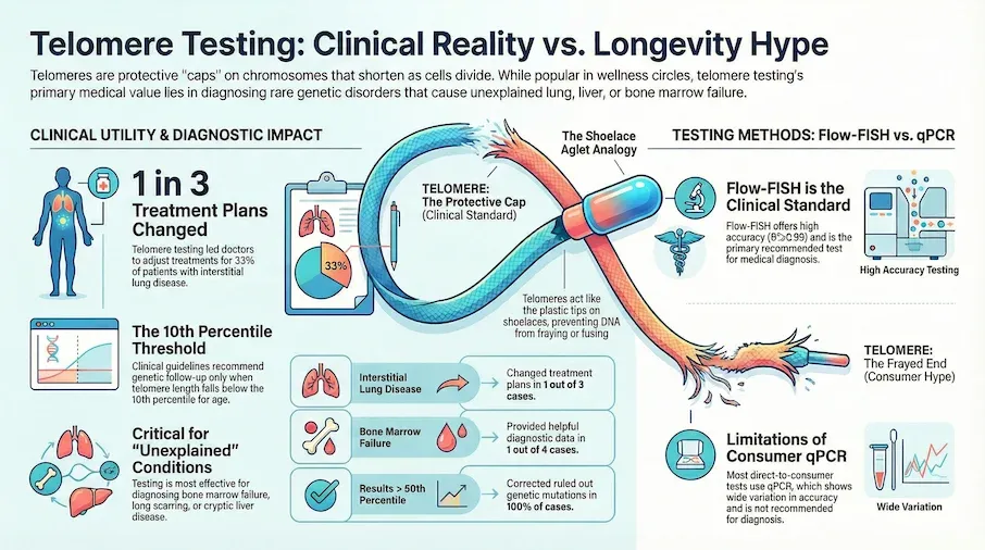 telomere health infographic
