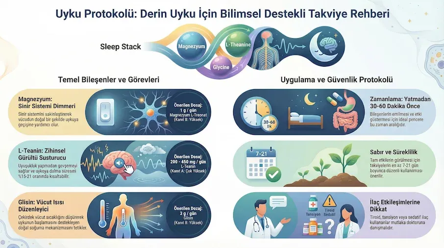 uyku protokolu infografik