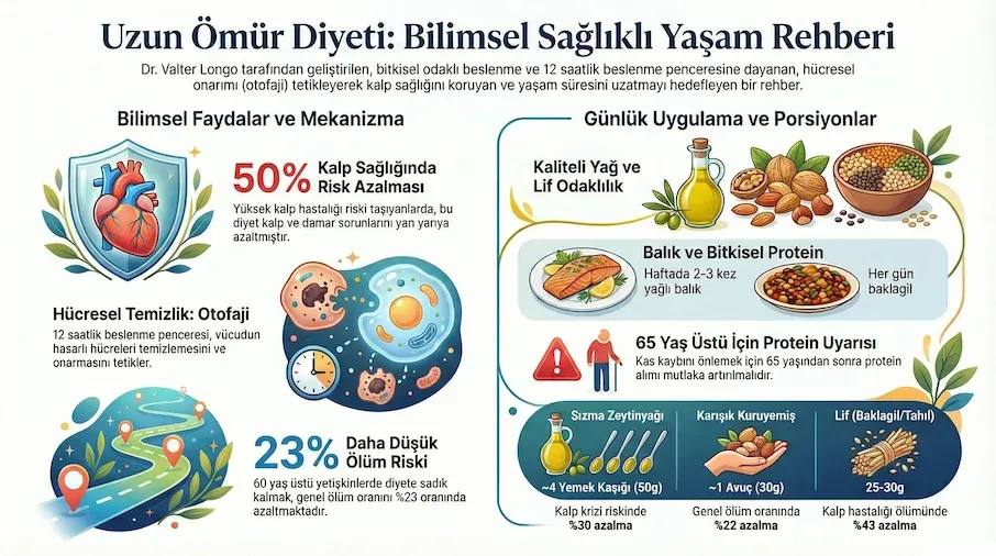 uzun omur diyeti infografik