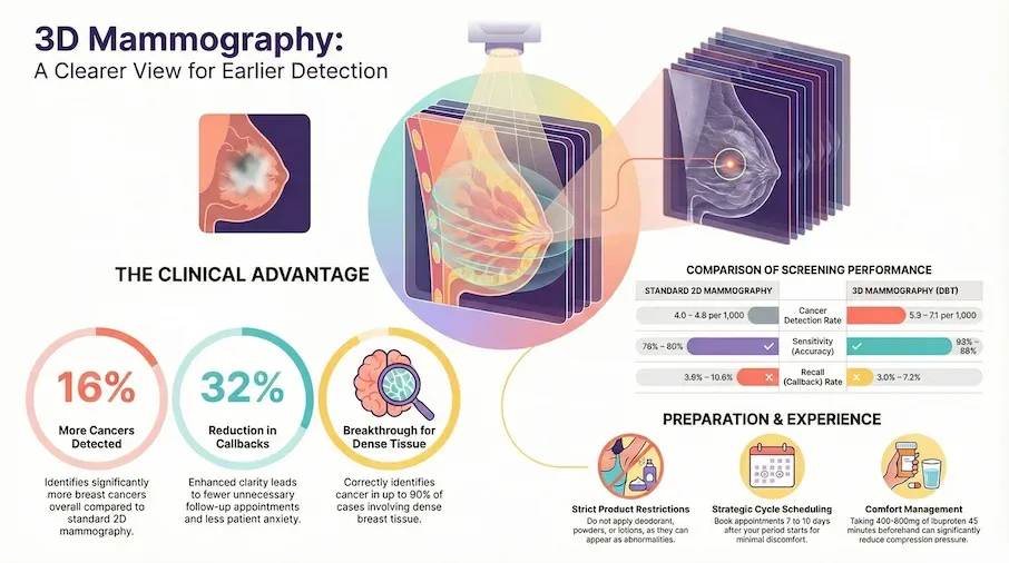 3d mammography infographic