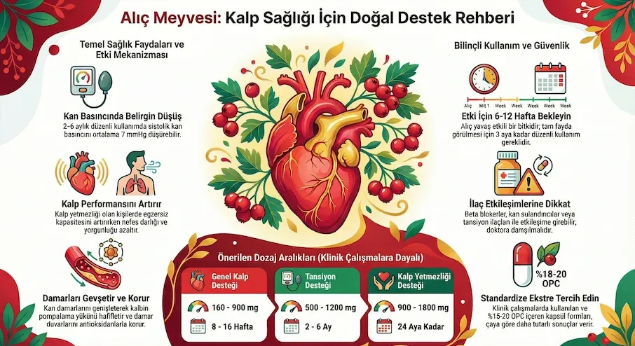 alı&ccedil; meyvesi infografik
