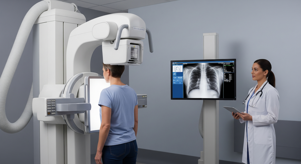 Chest X-Ray: Pulmonary Parenchyma, Cardiothoracic Ratio & ALARA Safety