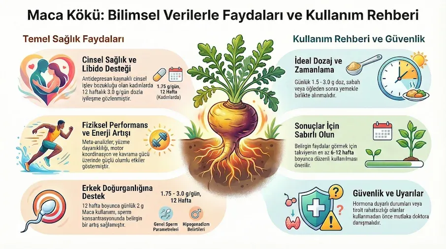 maca koku faydalari infografik